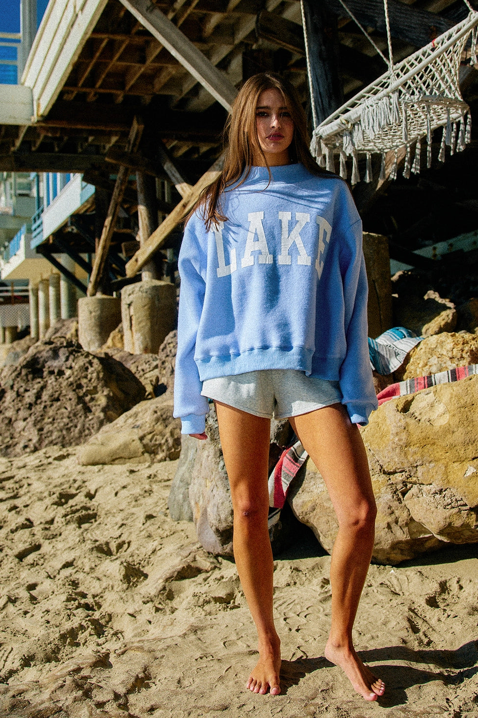 Bucketlist Beach & Lake Reversible Crewneck