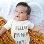 Hello Im New Here Onesie