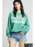 Recycled Karma Matcha Morning Sweatshirt