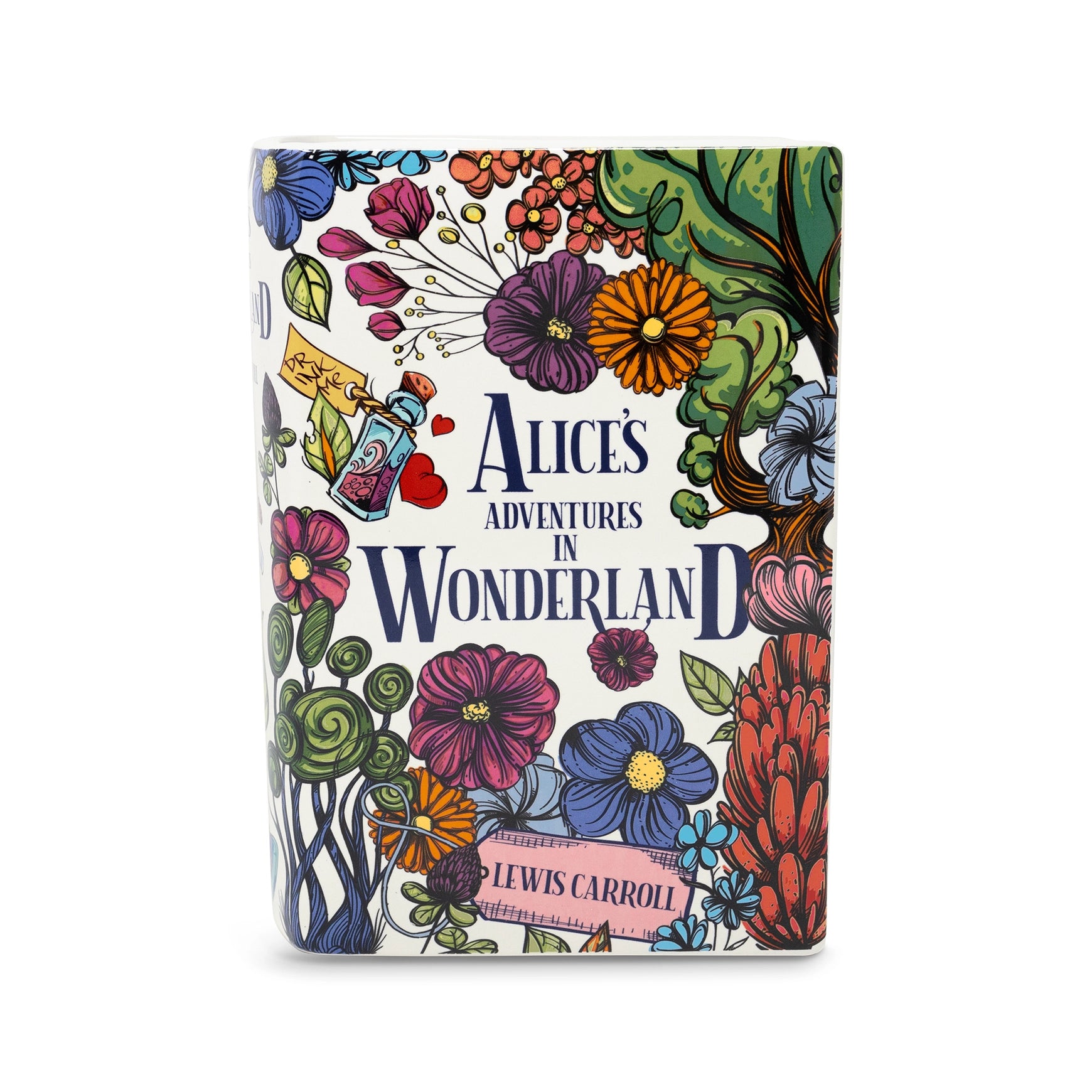 Alice's Adventures in Wonderland Book Vase