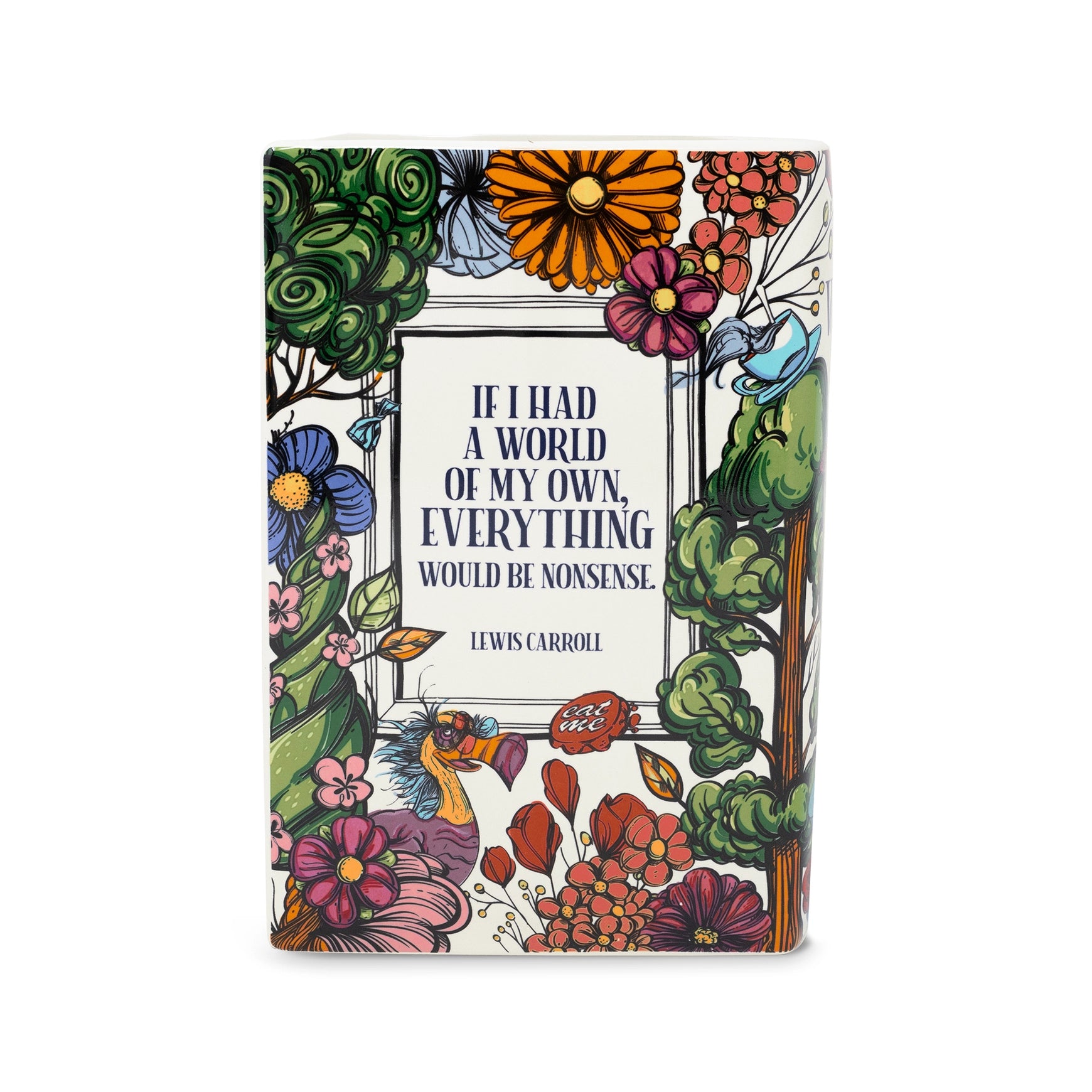 Alice's Adventures in Wonderland Book Vase