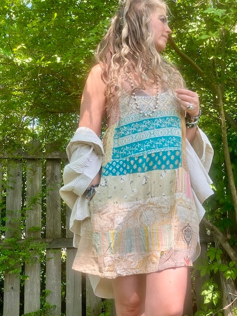 Blue Sky Mini Jumper Dress