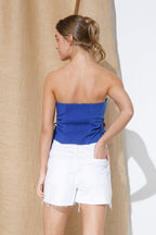 Strapless Crop Top