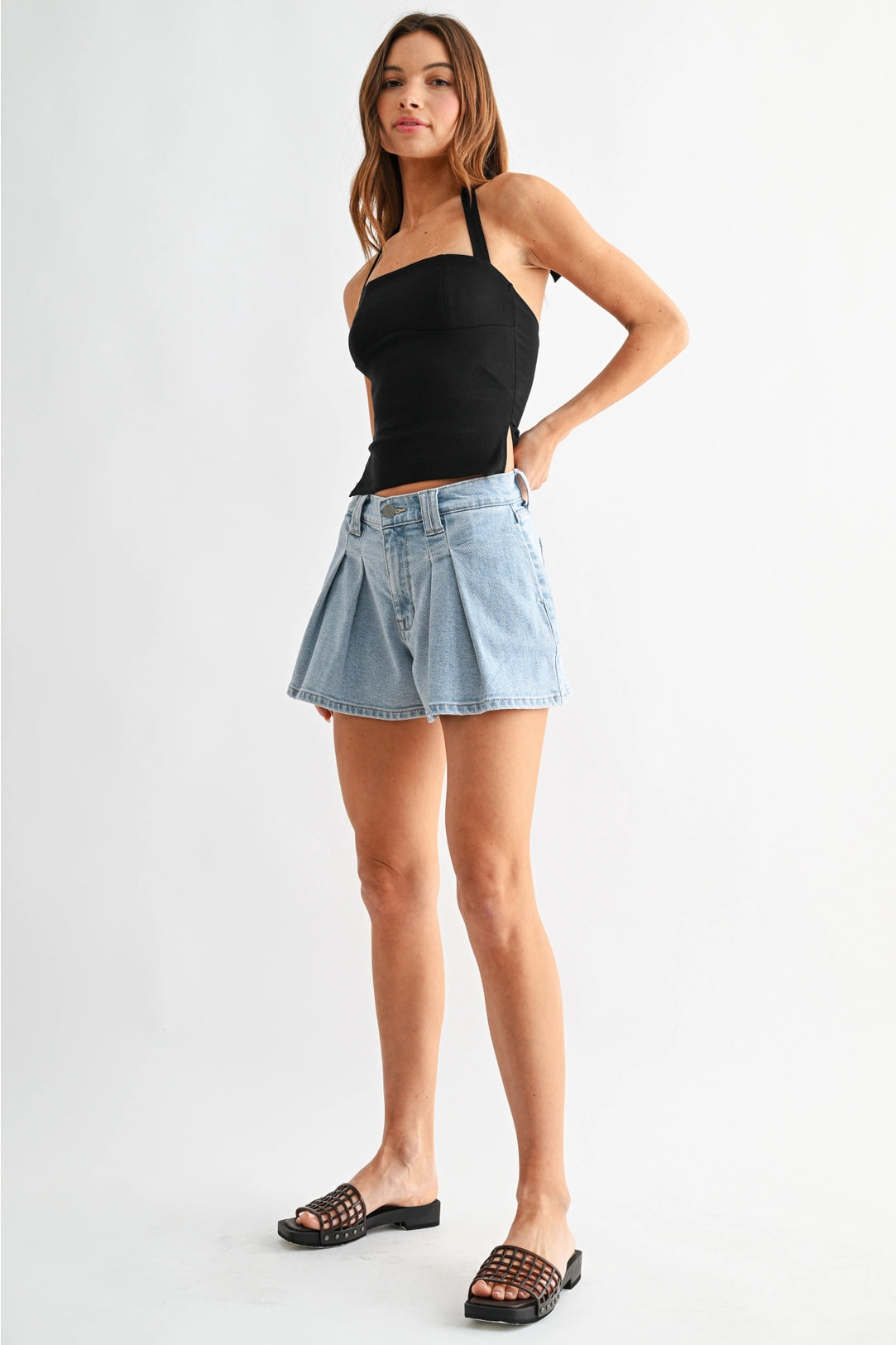 JBD Josie Pleated Bubble Short