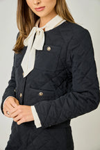 Mystree Black Quilted Jacket
