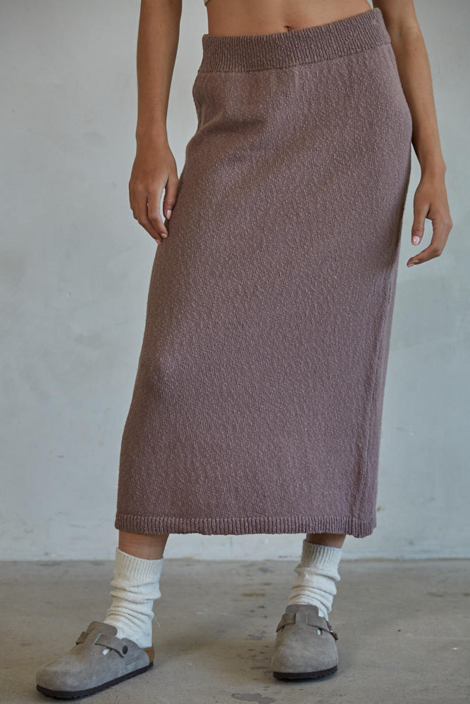 Knit Midi Skirt