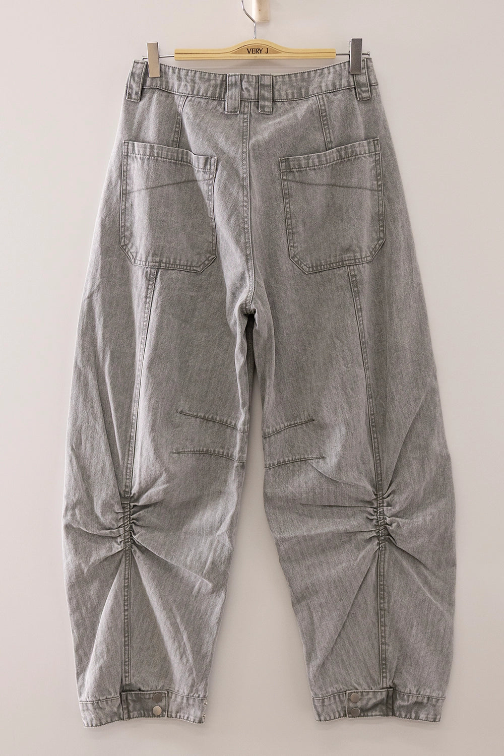 Very Jean Washed Denim Barrel Pants