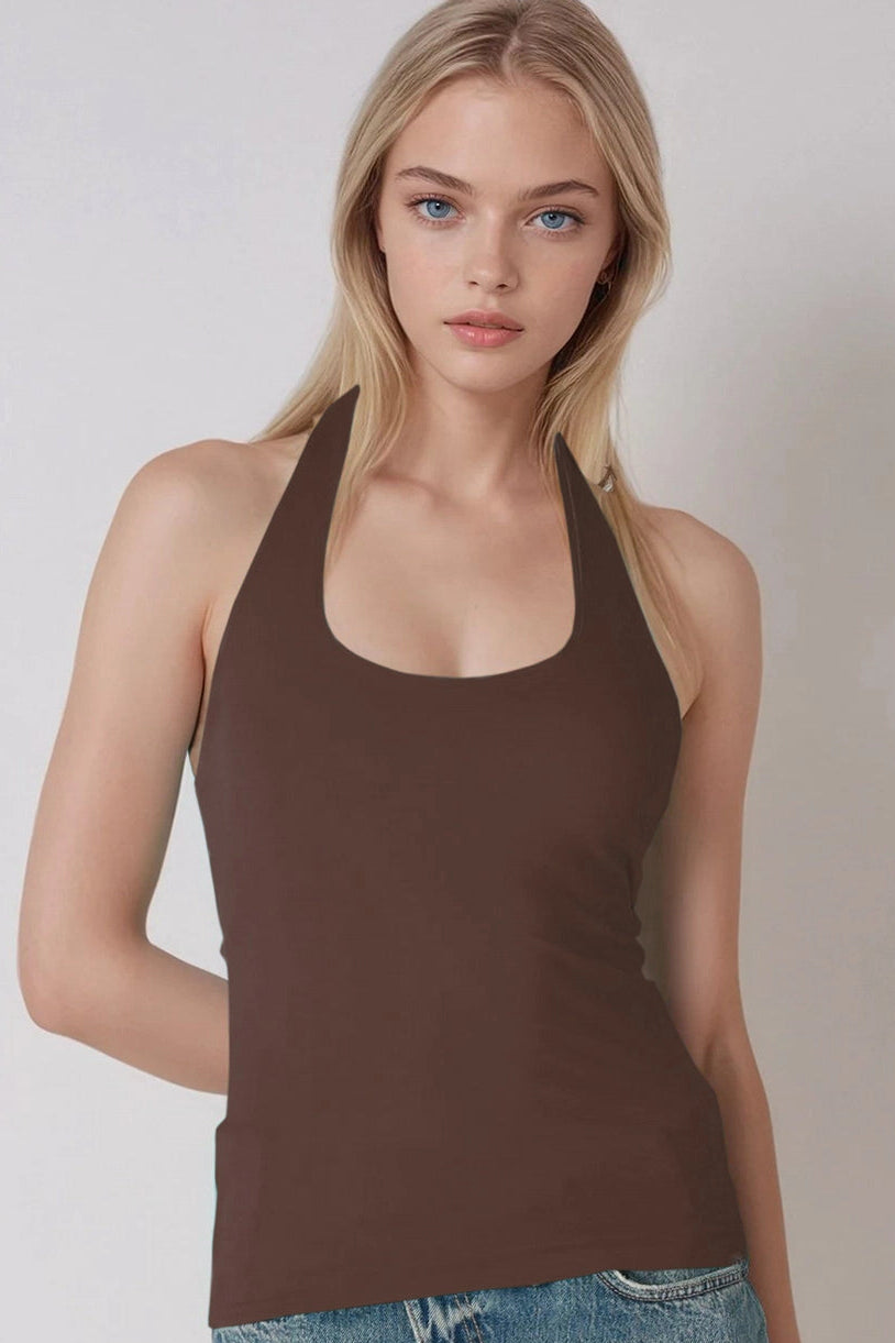Clean Line Halter Top