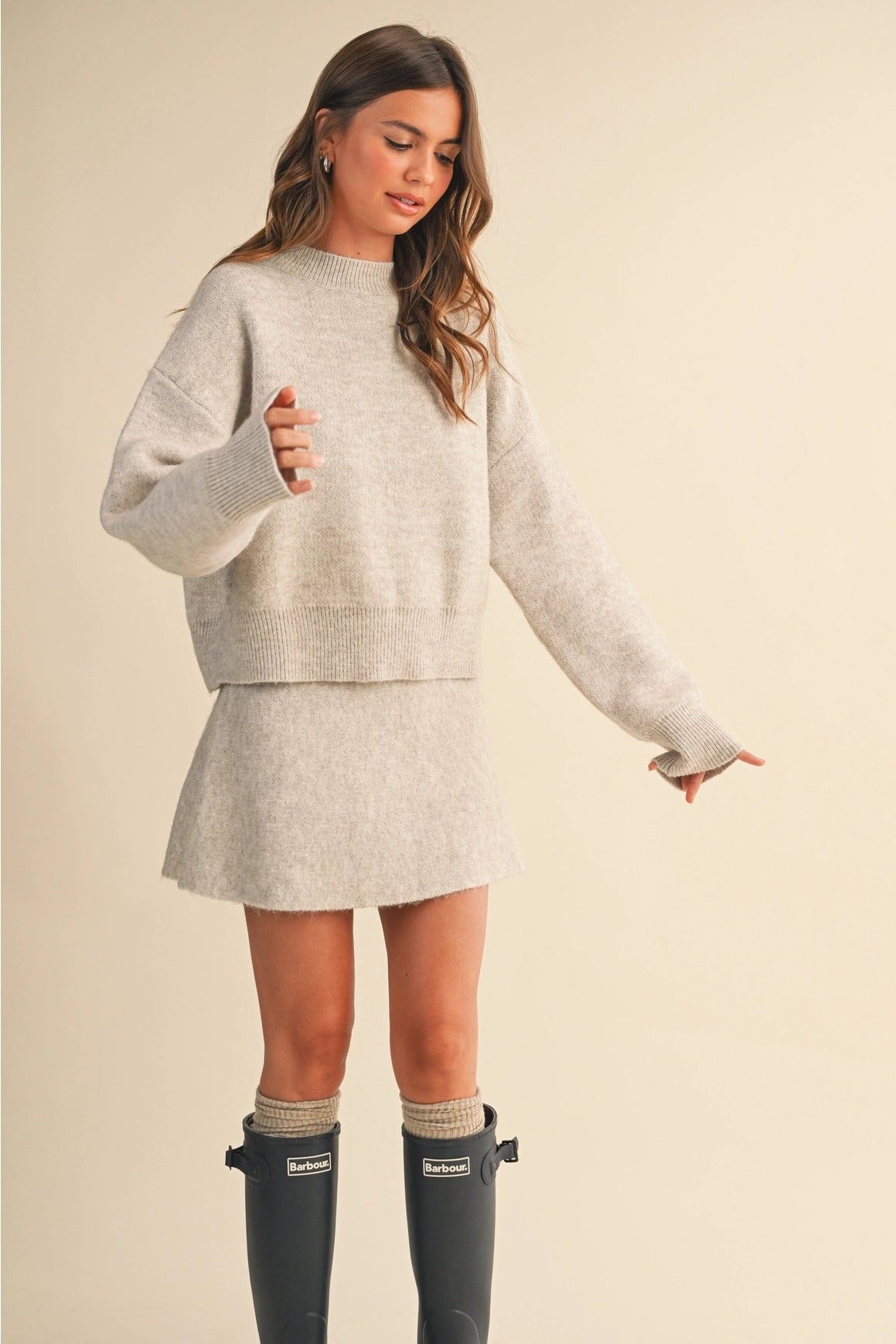 Klesis Sweater & Skirt Set