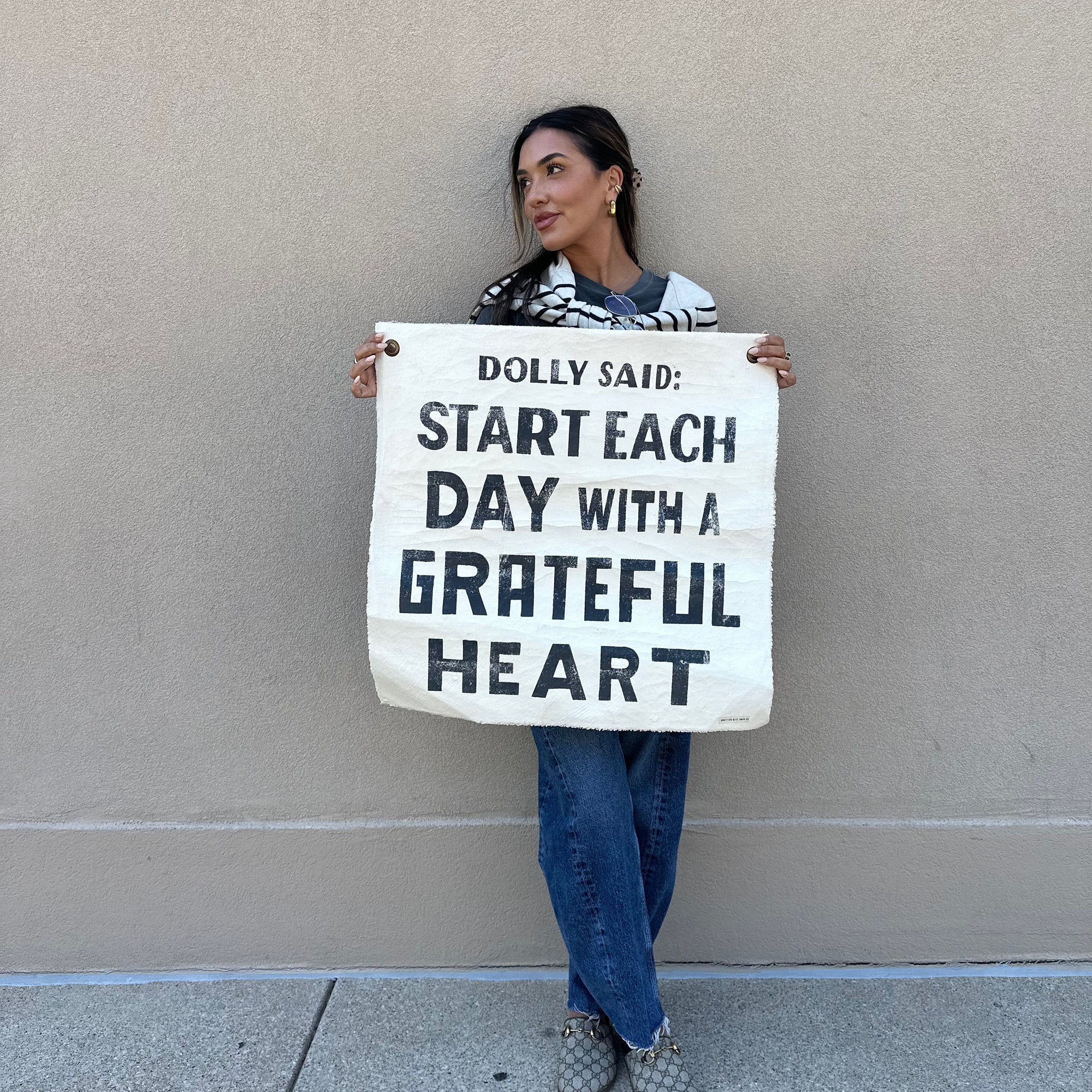 Hand Painted Wall Hanging