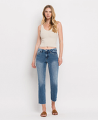 Vervet Carlene Mid-Rise Stretch Slim Straight
