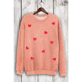 Heart All Over Glitter Mineral Sweatshirts
