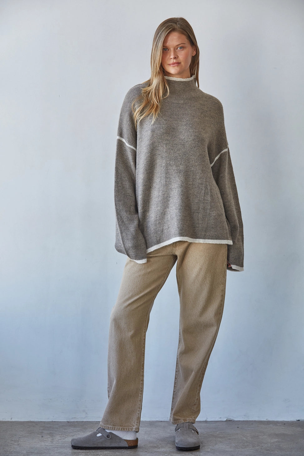 Knit Turtle Neck Sweater