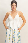 Waffle Halter Top