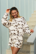 Western Printed Lounge Set