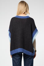 Saachi Colorblock Knit Sweater Vest