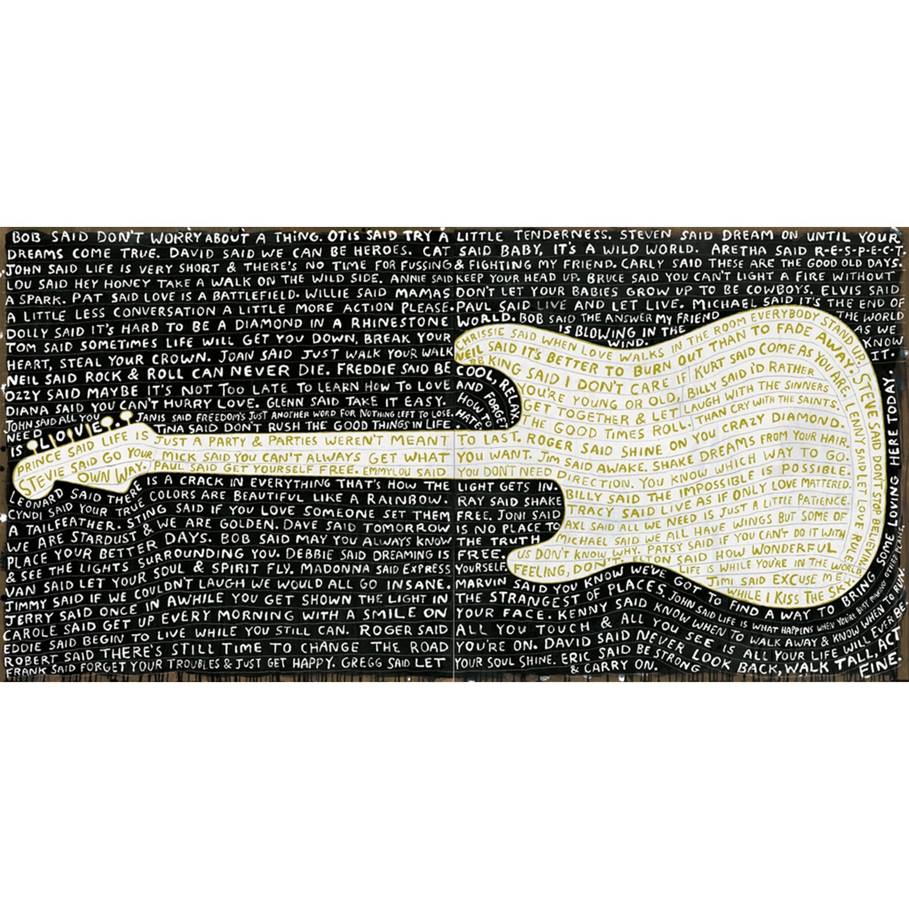 Sugarboo Legends Chartreuse & Black Art Print