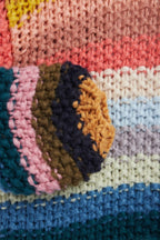 Rainbow Knitted Cardigan