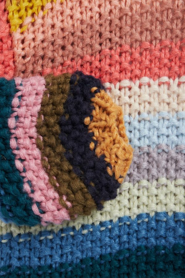 Rainbow Knitted Cardigan