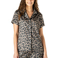 Hello Mello Cat's Meow Satin Pajama Top
