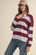 Striped Rugby Sweater