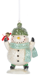 Ganz Snowman Skating Ornament