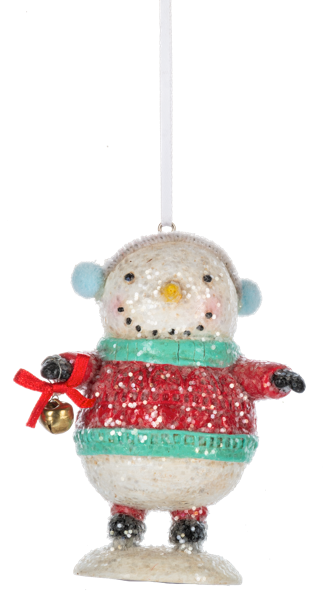Ganz Snowman Skating Ornament