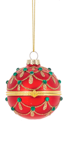 Ganz Glittered Hinged Ball Ornaments