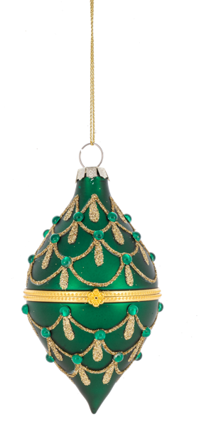 Ganz Glittered Hinged Drop Ornaments