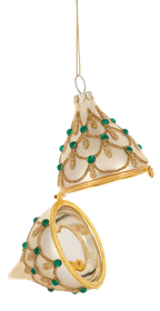Ganz Glittered Hinged Drop Ornaments