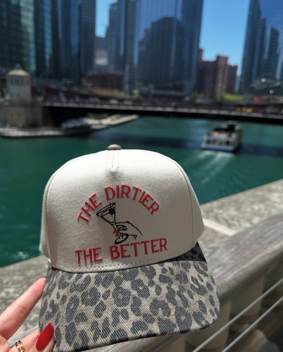 The Dirtier the Better Leopard Snapback Hat