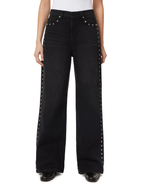 Habitual Gemma Wide Leg Studded Jean