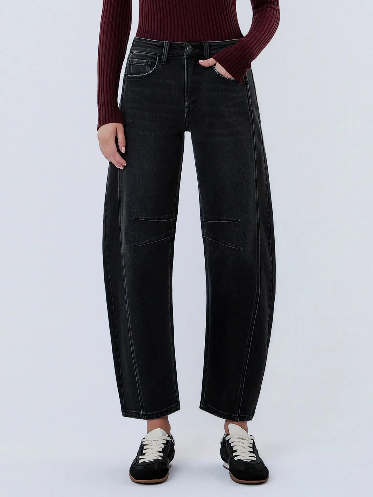 Flying Monkey Relief High Rise Ankle Barrel Jeans