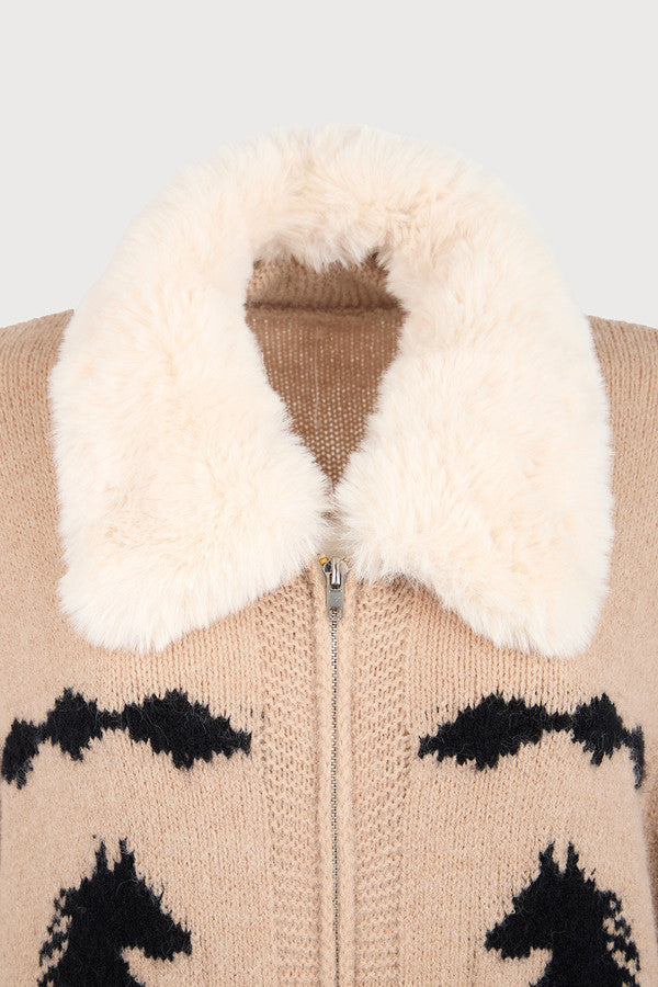 Horse Knit Jacket