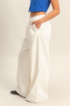 Elasticized Waist Loose Fit Jeans