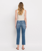 Vervet Carlene Mid-Rise Stretch Slim Straight