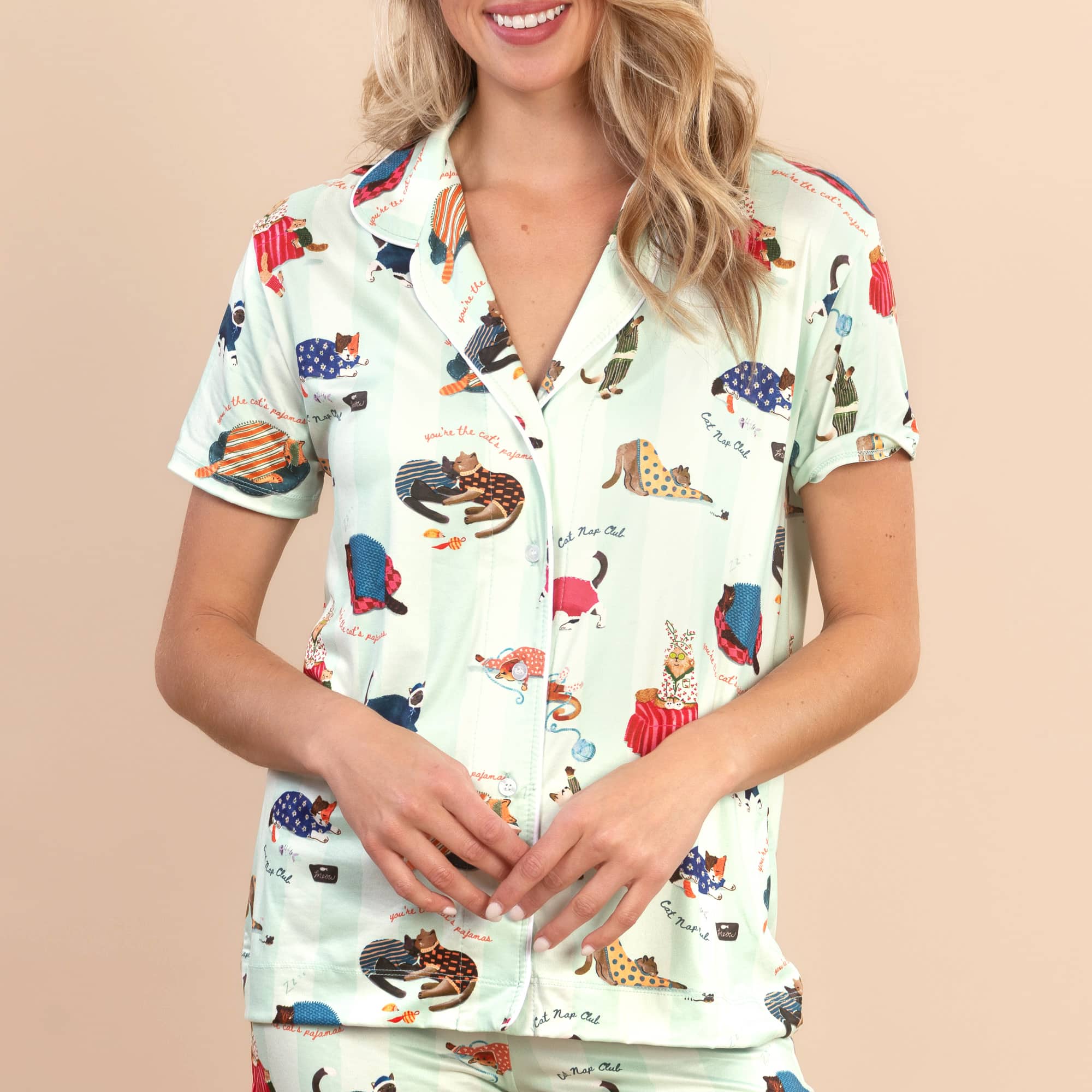 Cat Nap PJ Set
