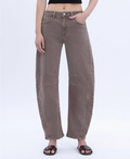 Flying Monkey High Rise Crop Barrel Jeans