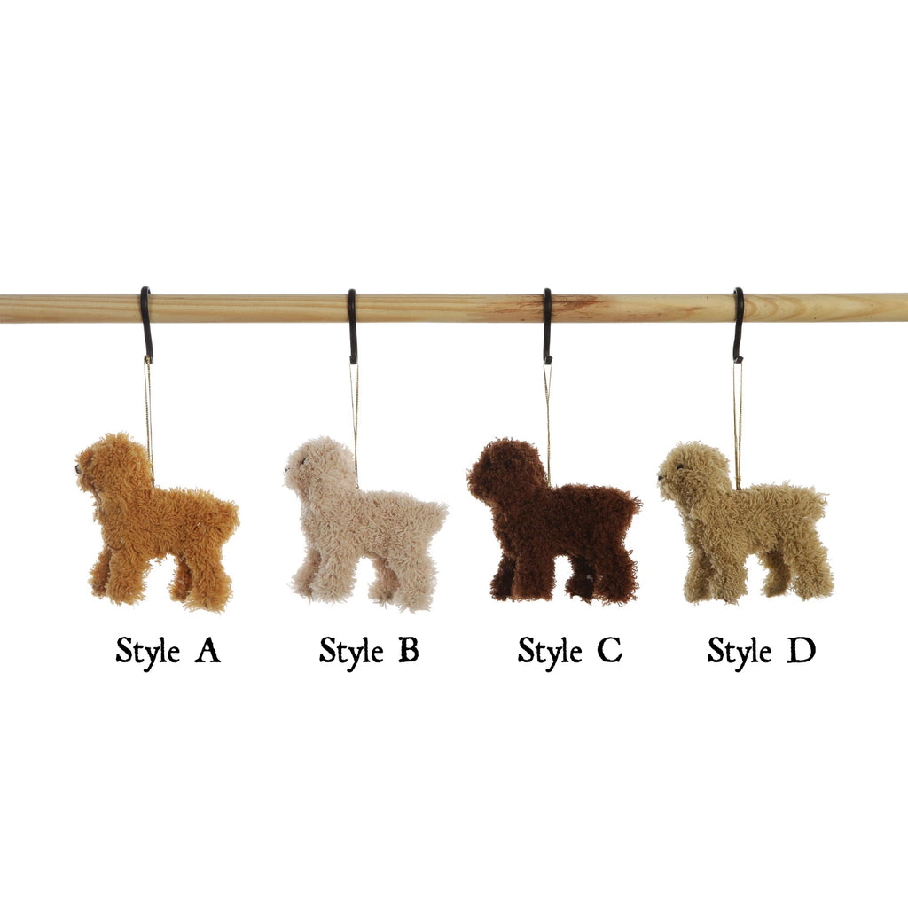 Furry Dog Ornament