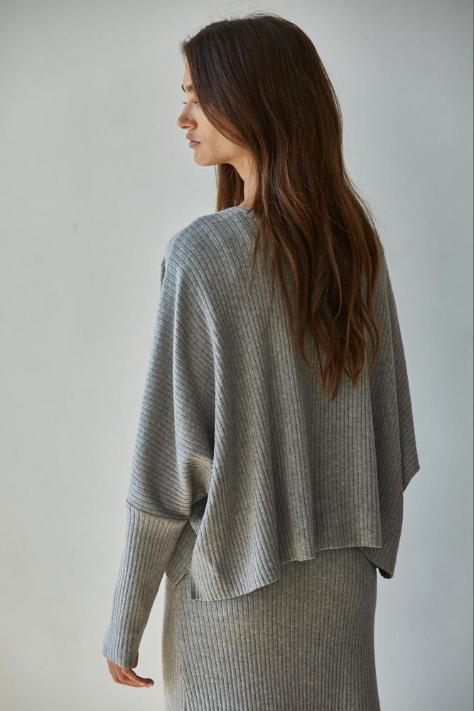 Ribbed Pullover Top