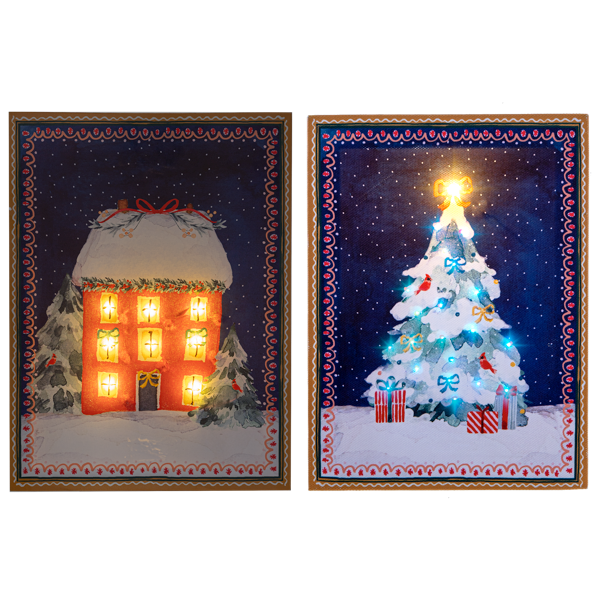 LED Light Up Holiday Scenes
