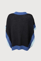 Saachi Colorblock Knit Sweater Vest
