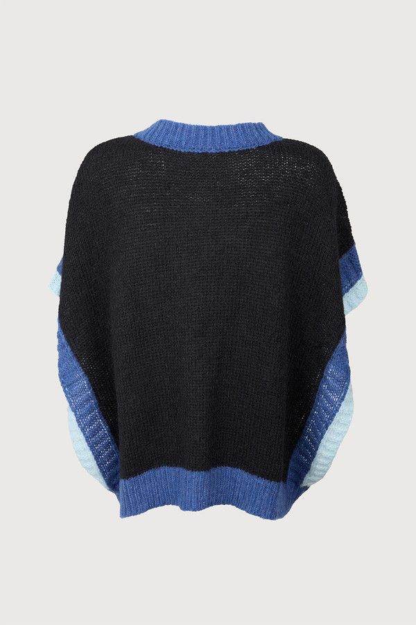 Saachi Colorblock Knit Sweater Vest