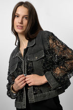 Denim Lace Jacket