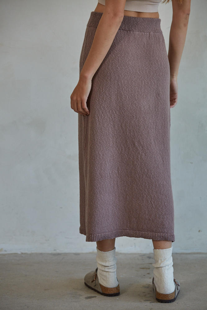 Knit Midi Skirt