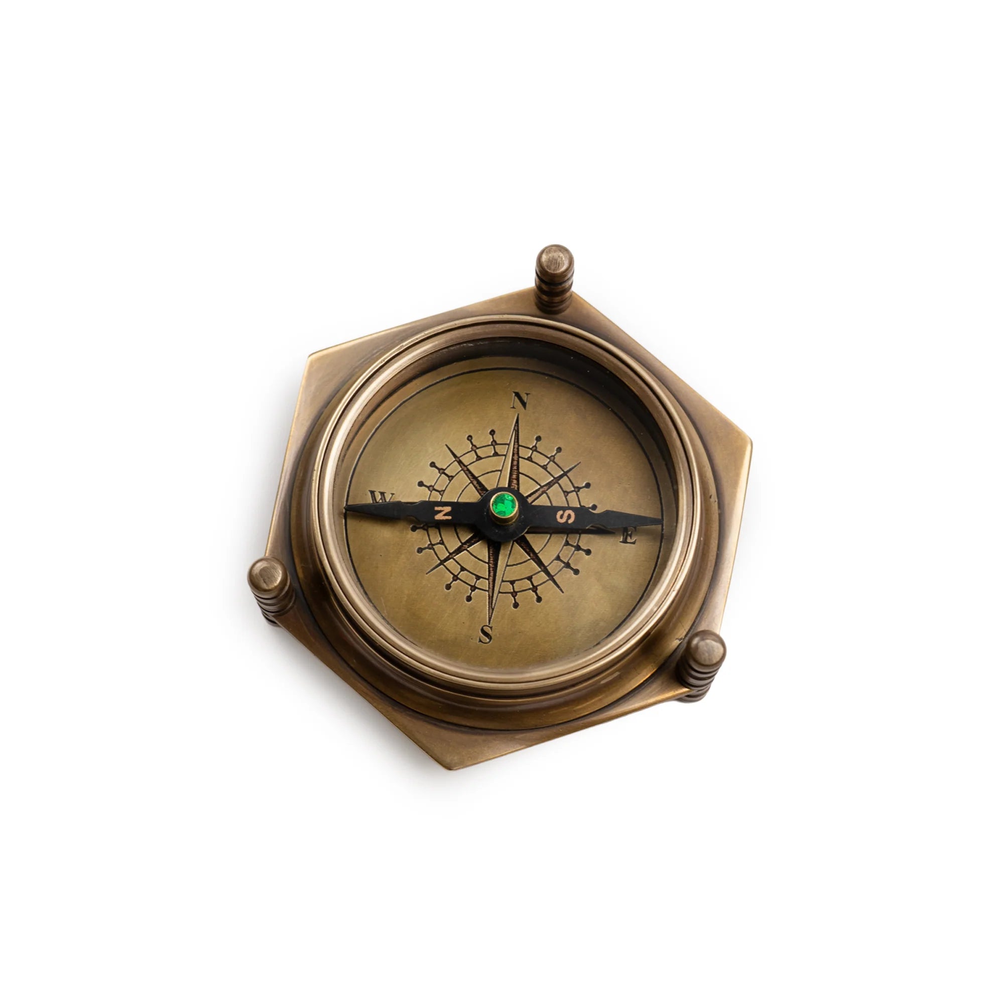 Tripod Compass in Jim Henson Wooden Box