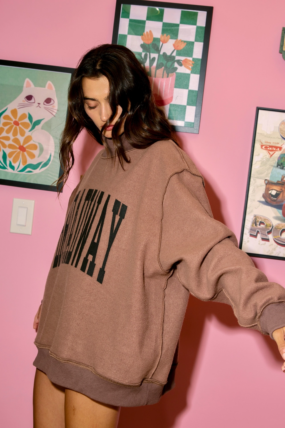 Bucketlist Nashville 'Broadway' Reversible Mockneck Sweater