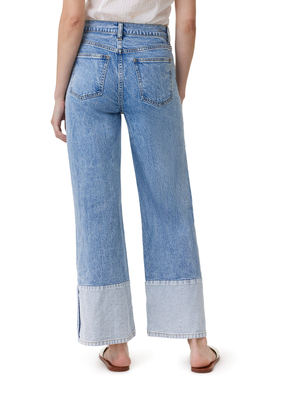 Habitual Wide leg Ankle Contrast Hem
