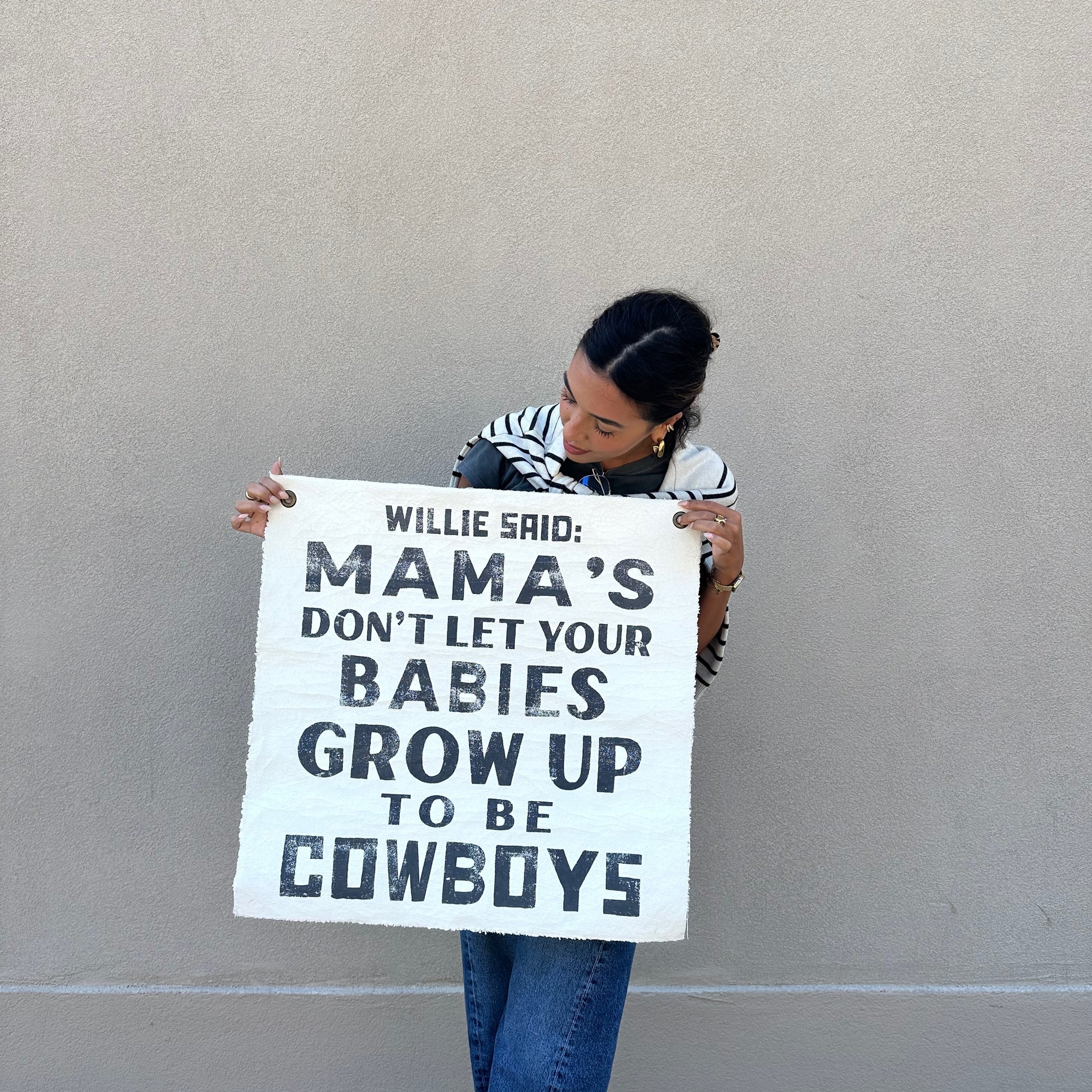 Hand Painted Wall Hanging