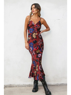 Fireplace Chevron Seam Open Back Dress